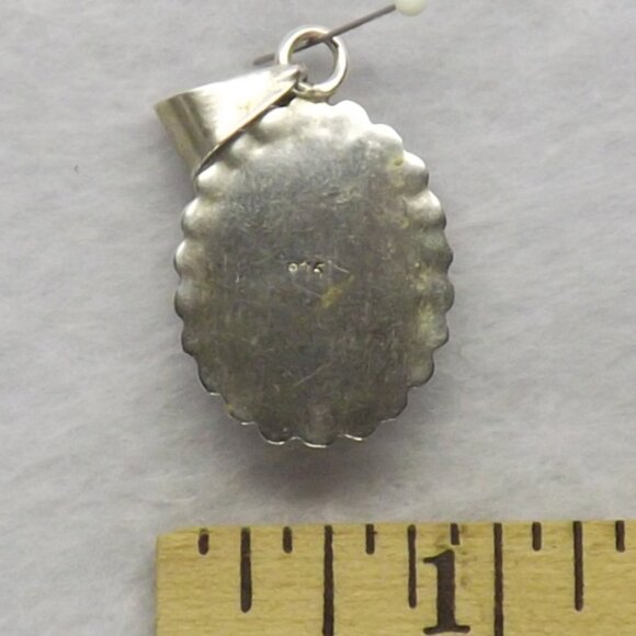 Mother of Pearl and Sterling Silver Pendant - Picture 3 of 4